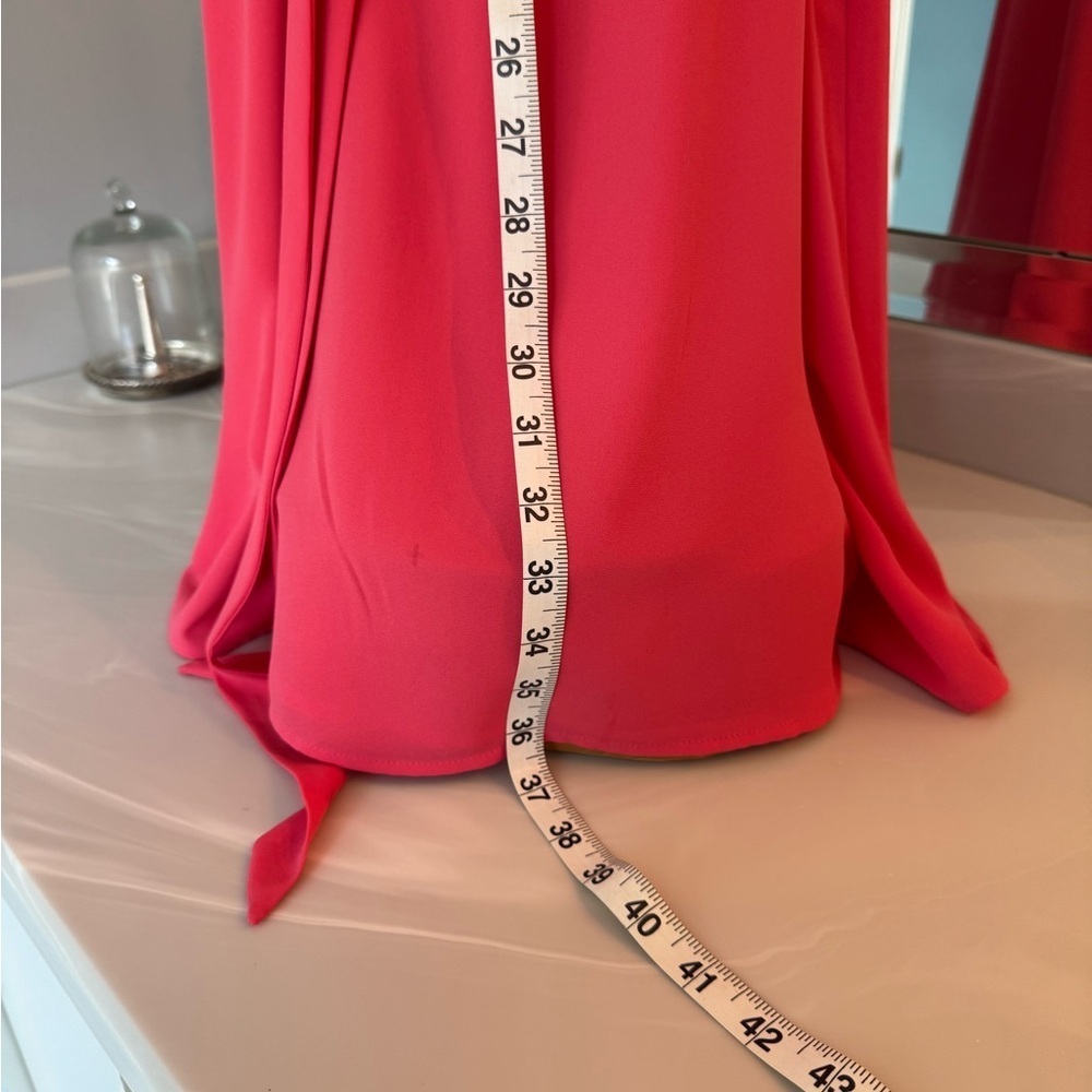 LOFT Pink Sheath Mini Dress with Flutter Sleeves - Picture 11 of 12